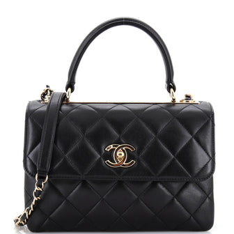 Chanel Trendy CC Top Handle Bag Quilted Lambskin Medium