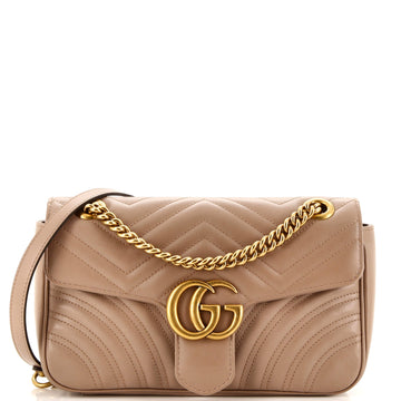 Gucci GG Marmont Flap Bag Matelasse Leather Medium
