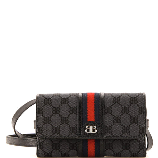 Balenciaga x Gucci The Hacker Wallet on Strap BB Canvas 287198