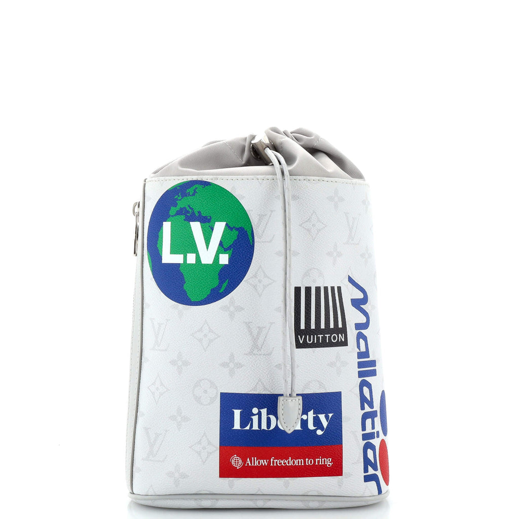 louis vuitton chalk backpack monogram logo story white Sling Bag Limited Edition Canvas Gray 2872161 size:30LB(300 Yds) 32327 Fish Hook Loop, Collezione W140