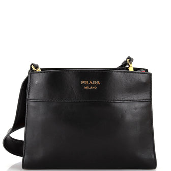 Prada Bibliotheque Crossbody Saffiano Leather