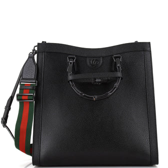 Gucci Diana NM Bamboo Handle Tote Leather Large