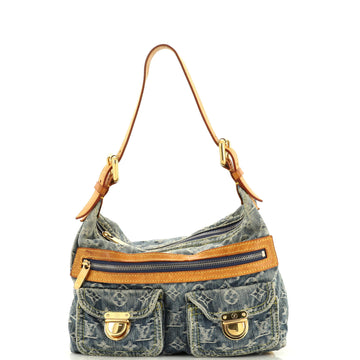 Louis Vuitton Baggy Handbag Denim PM