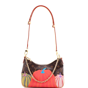 Louis Vuitton Boulogne NM Handbag Yayoi Kusama Pumpkins Monogram Canvas