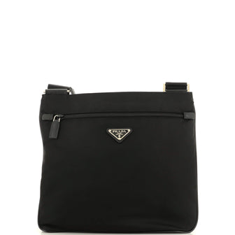 Prada Front Pocket Messenger Bag Tessuto Medium