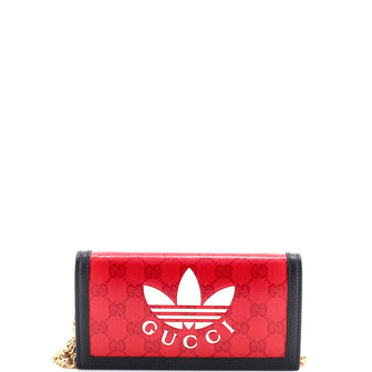 Gucci x adidas Wallet on Chain GG Coated Canvas