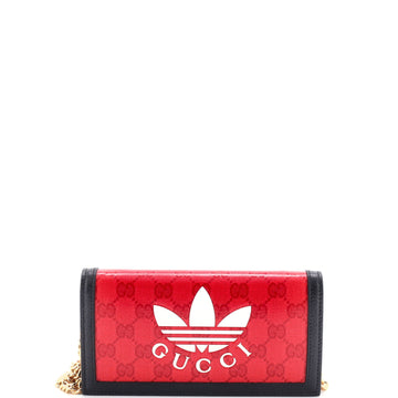 Gucci x adidas Wallet on Chain GG Coated Canvas