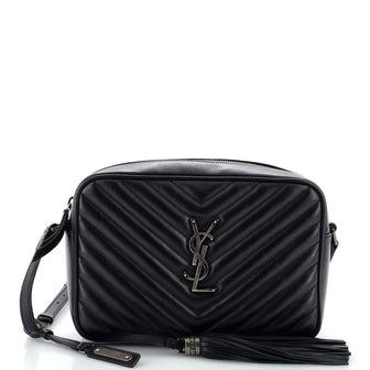 Saint Laurent Lou Camera Bag Matelasse Chevron Leather Small