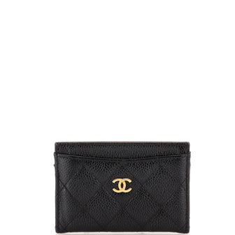 Chanel Classic Card Holder Quilted Caviar