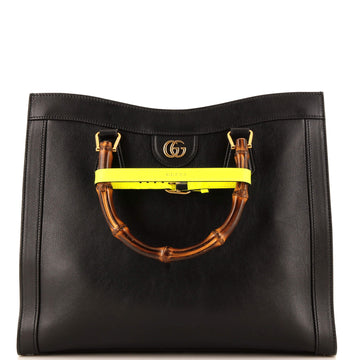 Gucci Diana NM Bamboo Handle Tote Leather Medium