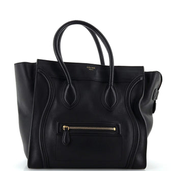 Celine Luggage Bag Smooth Leather Mini