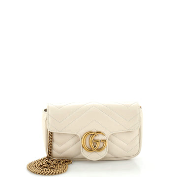 Gucci GG Marmont Flap Bag Matelasse Leather Super Mini