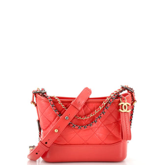 Chanel Gabrielle Hobo Quilted Aged Calfskin Small