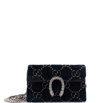 Gucci Dionysus Bag GG Velvet Super Mini