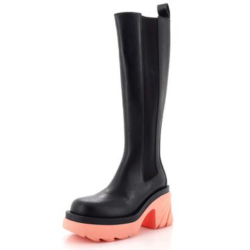 Bottega Veneta Women's The Flash Knee High Chelsea Boots Leather