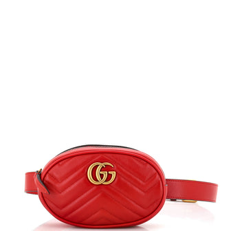 Gucci GG Marmont Belt Bag Matelasse Leather