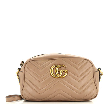 Gucci GG Marmont Shoulder Bag Matelasse Leather Small