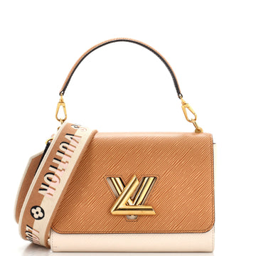 Louis Vuitton Twist Strap Top Handle Bag Epi Leather MM