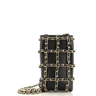 Chanel Tech Me Out Clutch With Chain Lambskin