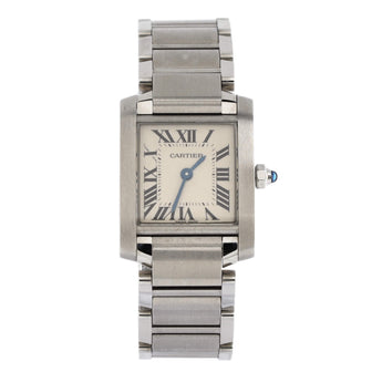 Cartier Tank Francaise Quartz Watch Stainless Steel 20