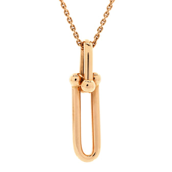 Tiffany & Co. HardWear Link Pendant Necklace 18K Rose Gold
