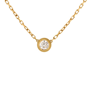 Cartier D'Amour Pendant Necklace 18K Yellow Gold with Diamond Large