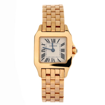 Cartier Santos Demoiselle Quartz Watch Rose Gold 20