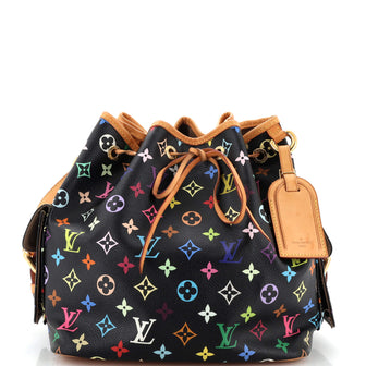 Louis Vuitton Petit Noe Handbag Monogram Multicolor