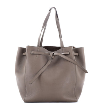 Celine Phantom Tie Cabas Tote Leather Small
