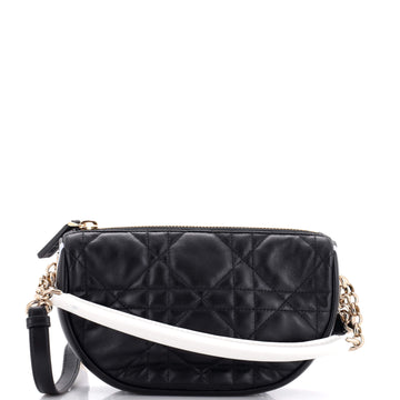 Christian Dior Vibe Hobo Cannage Quilt Lambskin Mini