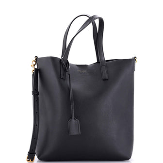 Saint Laurent Shopper Tote Leather Toy