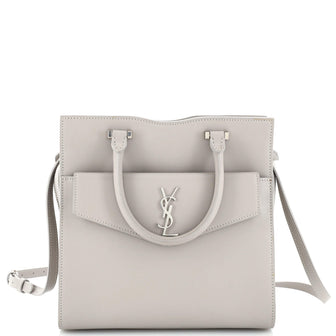Saint Laurent Uptown Tote Leather Small