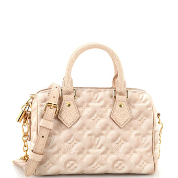 Louis Vuitton Speedy Bandouliere Bag Stardust Monogram Empreinte Leather 20