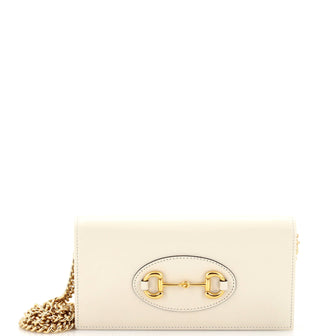 Gucci Horsebit 1955 Chain Wallet Leather