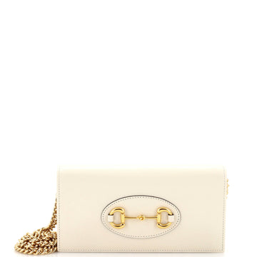 Gucci Horsebit 1955 Chain Wallet Leather