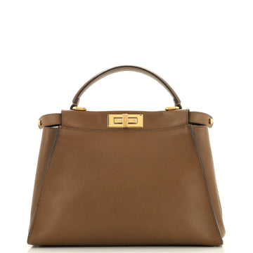 Fendi Peekaboo Bag Rigid Leather Regular