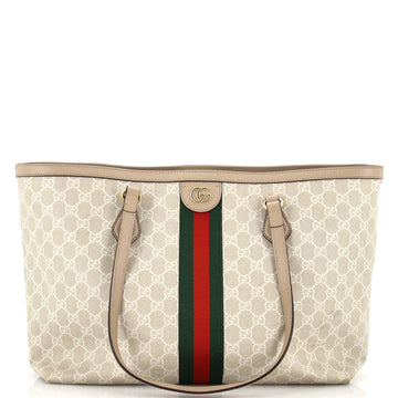 Gucci Ophidia Shopping Tote GG Coated Canvas Medium