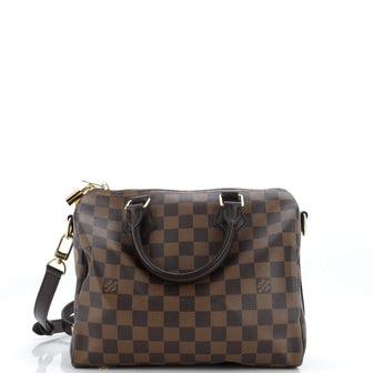 Louis Vuitton Speedy Bandouliere Bag Damier 25