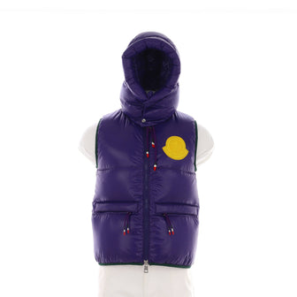 Moncler x Valextra Men's Genius 2 1952 Lorent Puffer Vest Quilted Polyamide with Down