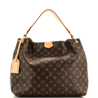 Louis Vuitton Graceful Handbag Monogram Canvas MM