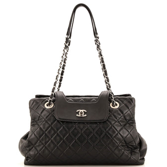 Chanel By 3 Shopping Tote Quilted Lambskin Large