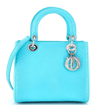 Christian Dior Lady Dior Bag Python Medium