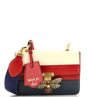 Gucci Queen Margaret Flap Bag Colorblock Leather Medium