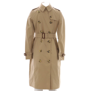 Burberry Men's Long Kensington Trench Coat Cotton