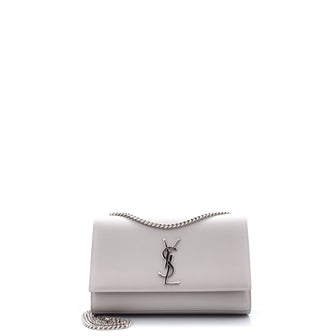 Saint Laurent Classic Monogram Crossbody Bag Grainy Leather Medium