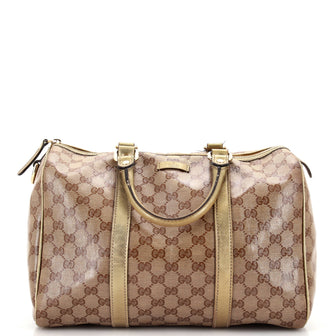 Gucci Joy Boston Bag GG Coated Canvas Medium