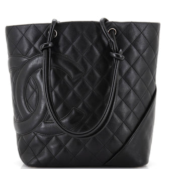 Chanel Cambon Tote Quilted Leather Medium