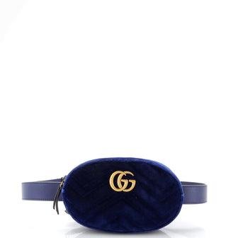 Gucci GG Marmont Belt Bag Matelasse Velvet
