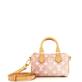 Louis Vuitton Speedy Bandouliere NM Bag Monogram Jacquard Denim Nano
