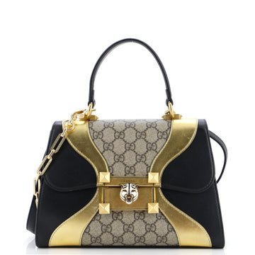 Gucci Osiride Top Handle Bag GG Coated Canvas and Leather Small